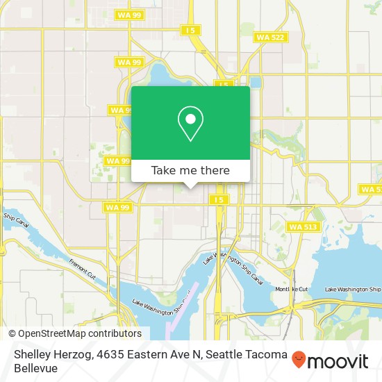 Mapa de Shelley Herzog, 4635 Eastern Ave N