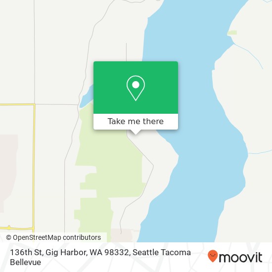 Mapa de 136th St, Gig Harbor, WA 98332