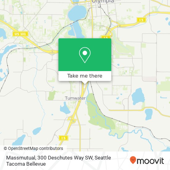 Massmutual, 300 Deschutes Way SW map