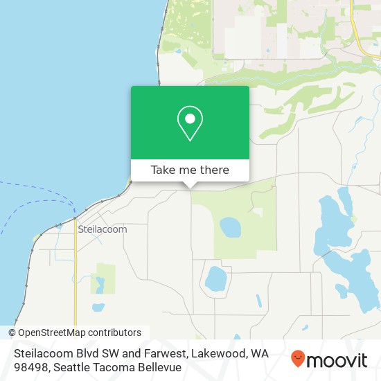 Steilacoom Blvd SW and Farwest, Lakewood, WA 98498 map