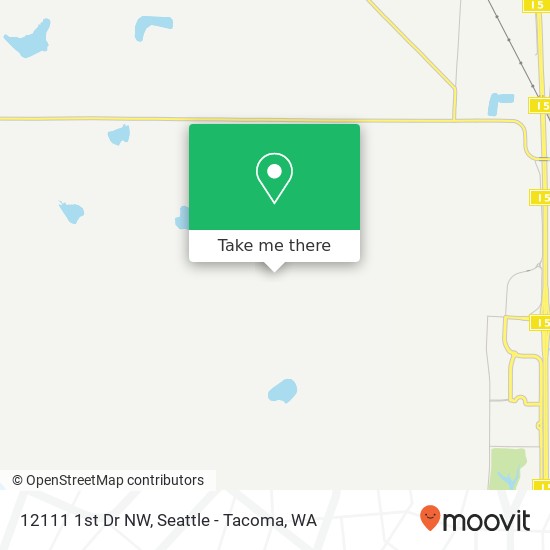 Mapa de 12111 1st Dr NW, Marysville, WA 98271