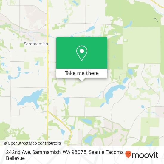 Mapa de 242nd Ave, Sammamish, WA 98075