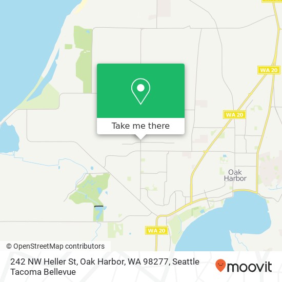 Mapa de 242 NW Heller St, Oak Harbor, WA 98277