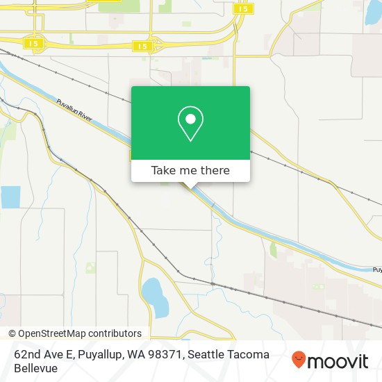Mapa de 62nd Ave E, Puyallup, WA 98371