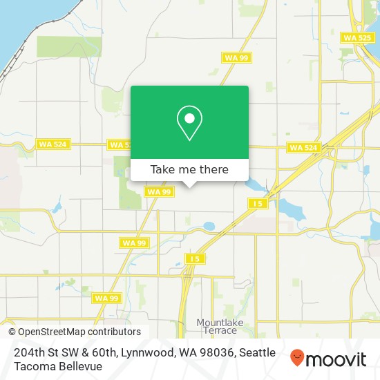 204th St SW & 60th, Lynnwood, WA 98036 map