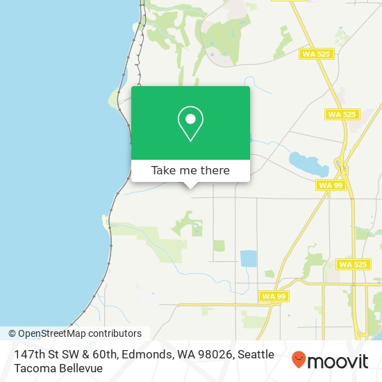 147th St SW & 60th, Edmonds, WA 98026 map