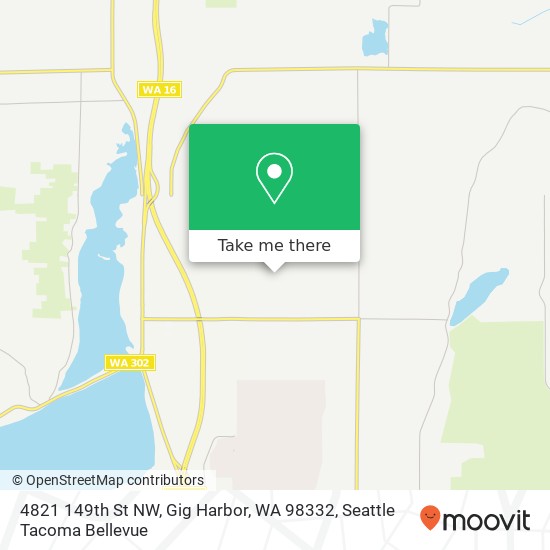 4821 149th St NW, Gig Harbor, WA 98332 map