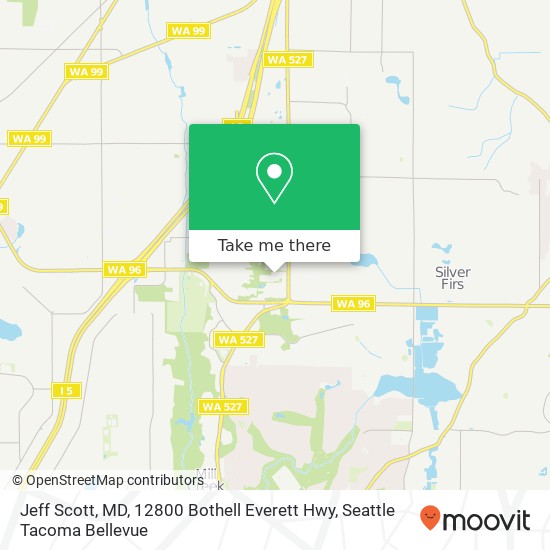 Mapa de Jeff Scott, MD, 12800 Bothell Everett Hwy