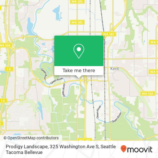 Mapa de Prodigy Landscape, 325 Washington Ave S