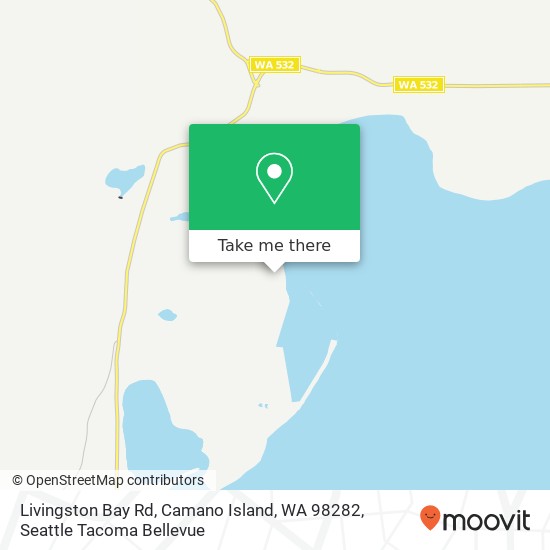 Mapa de Livingston Bay Rd, Camano Island, WA 98282