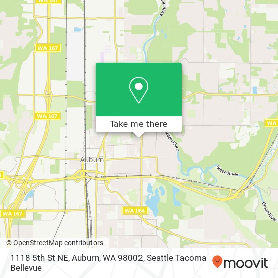 1118 5th St NE, Auburn, WA 98002 map