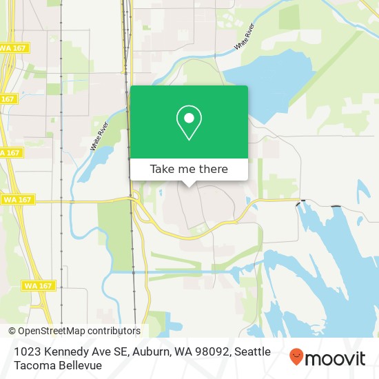 1023 Kennedy Ave SE, Auburn, WA 98092 map