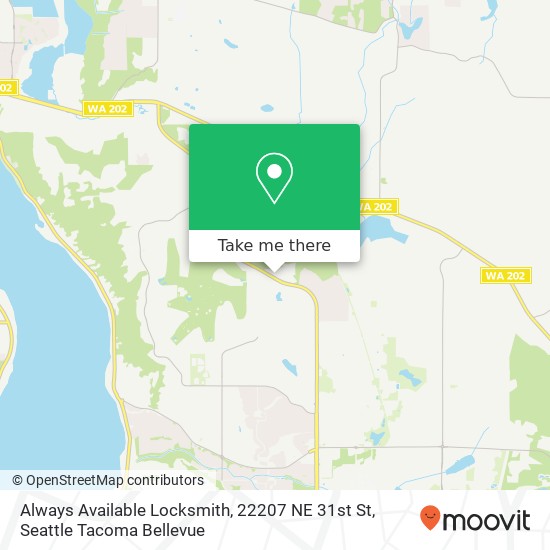 Mapa de Always Available Locksmith, 22207 NE 31st St