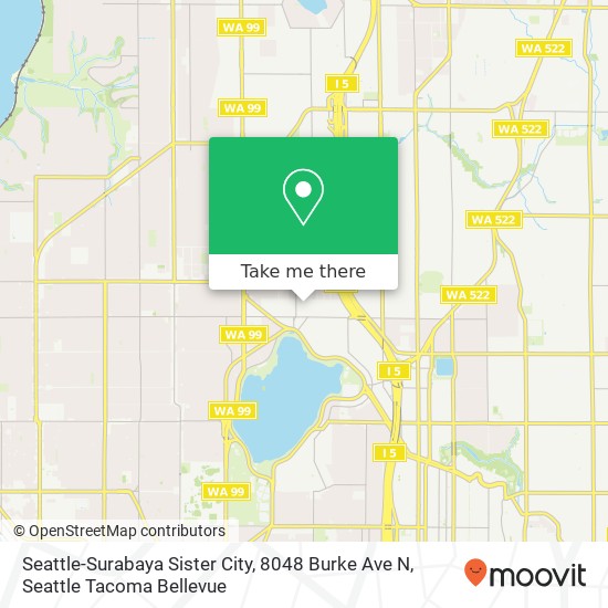 Seattle-Surabaya Sister City, 8048 Burke Ave N map