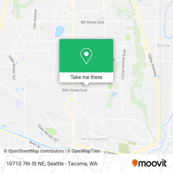 10710 7th St NE map