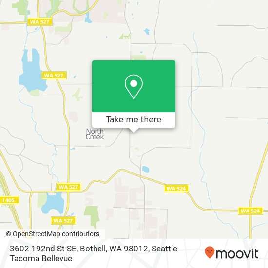 3602 192nd St SE, Bothell, WA 98012 map