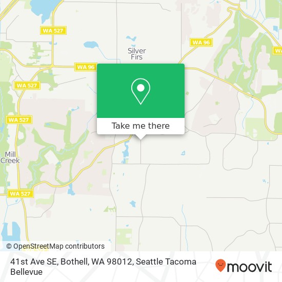 Mapa de 41st Ave SE, Bothell, WA 98012