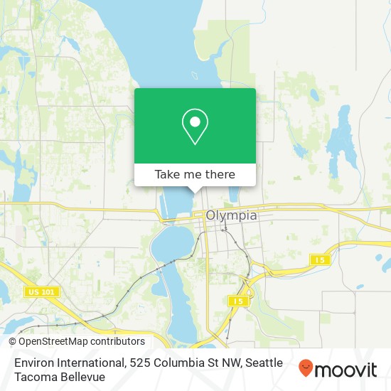 Mapa de Environ International, 525 Columbia St NW