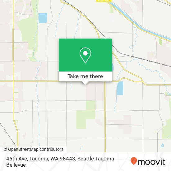 Mapa de 46th Ave, Tacoma, WA 98443