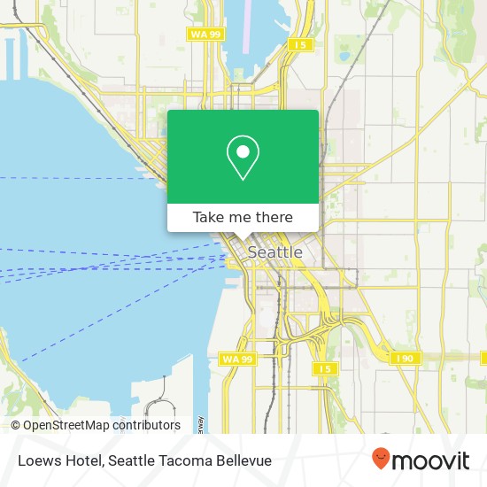 Mapa de Loews Hotel, 1000 1st Ave