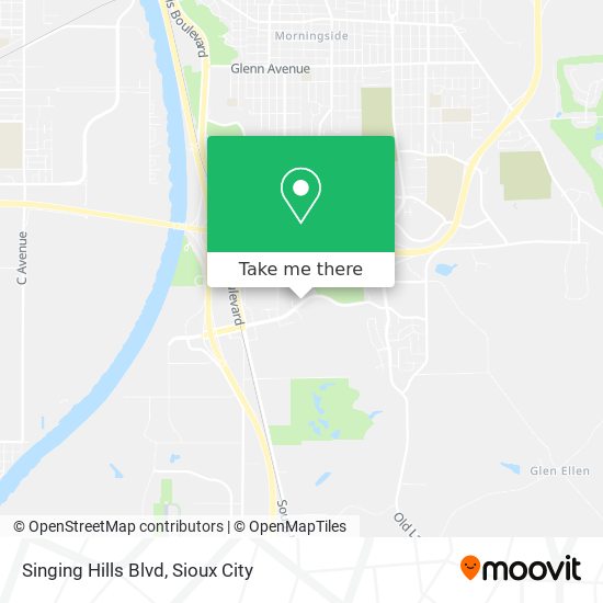 Singing Hills Blvd map