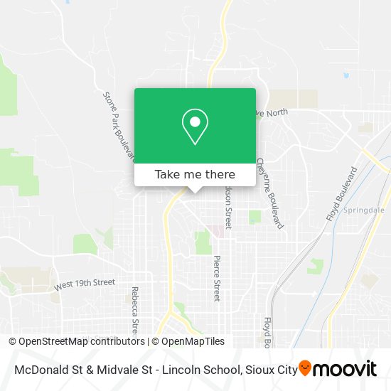 Mapa de McDonald St & Midvale St - Lincoln School