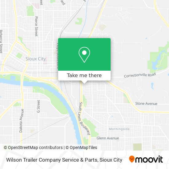 Wilson Trailer Company Service & Parts map