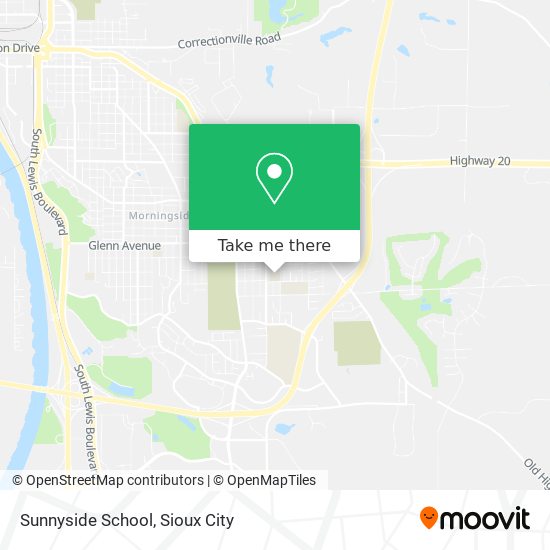 Sunnyside School map
