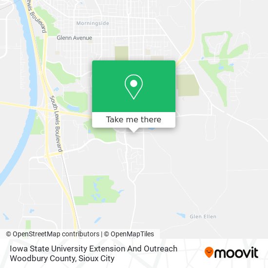 Iowa State University Extension And Outreach Woodbury County map