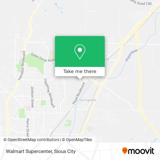 Walmart Supercenter map