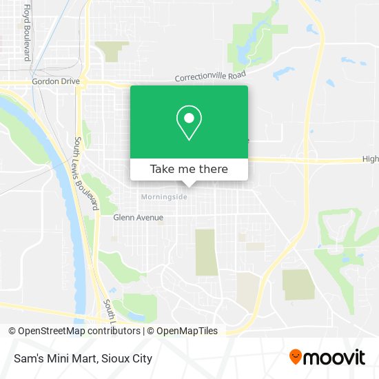 Sam's Mini Mart map