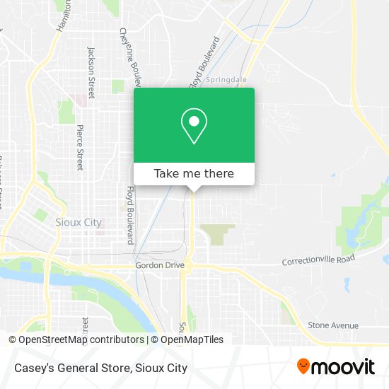 Casey's General Store map