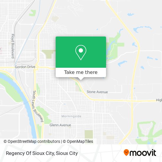Regency Of Sioux City map