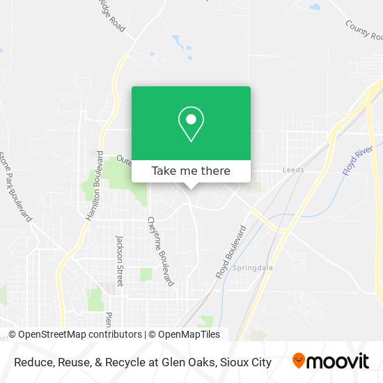 Reduce, Reuse, & Recycle at Glen Oaks map