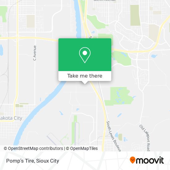 Mapa de Pomp's Tire