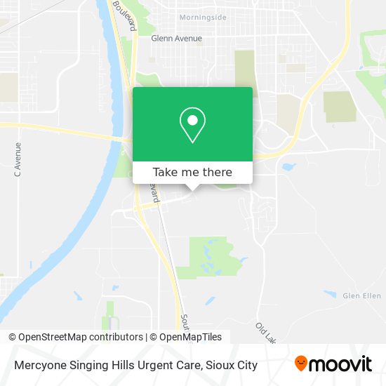 Mercyone Singing Hills Urgent Care map