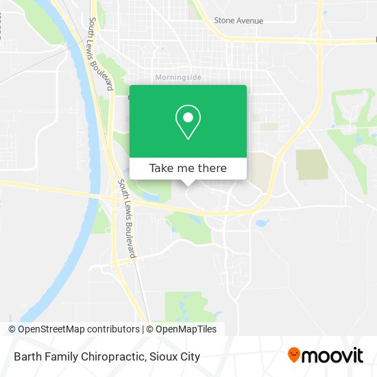 Barth Family Chiropractic map