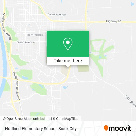 Nodland Elementary School map
