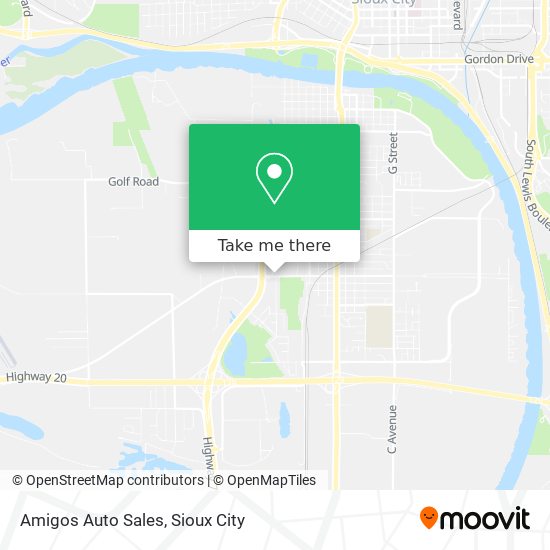 Amigos Auto Sales map
