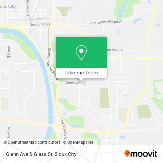 Mapa de Glenn Ave & Glass St