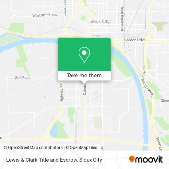 Mapa de Lewis & Clark Title and Escrow
