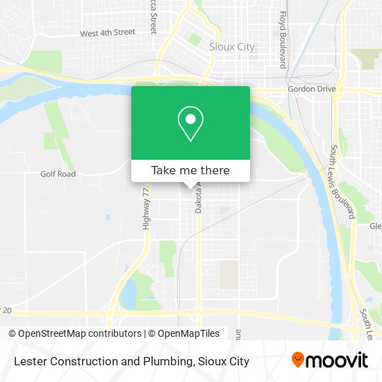 Mapa de Lester Construction and Plumbing