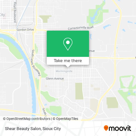 Shear Beauty Salon map