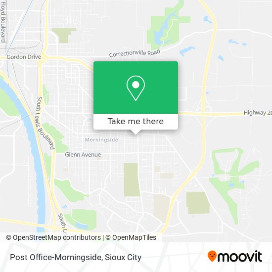 Mapa de Post Office-Morningside
