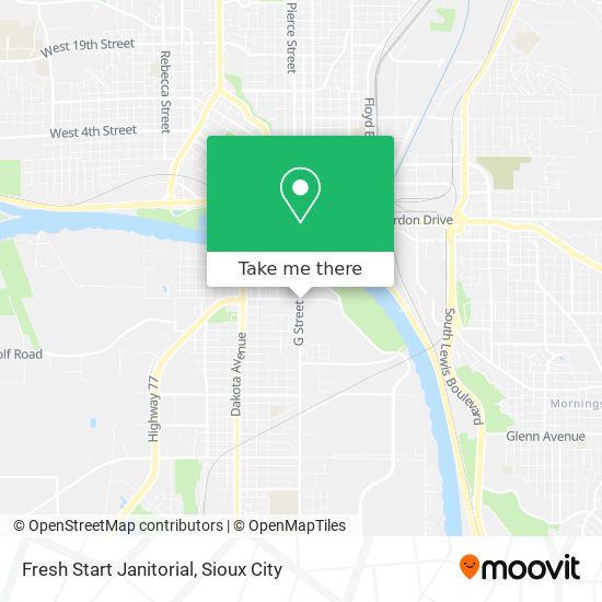 Fresh Start Janitorial map