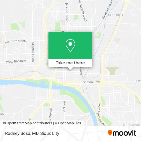 Mapa de Rodney Sosa, MD
