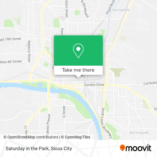 Saturday in the Park map