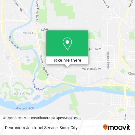 Desrosiers Janitorial Service map