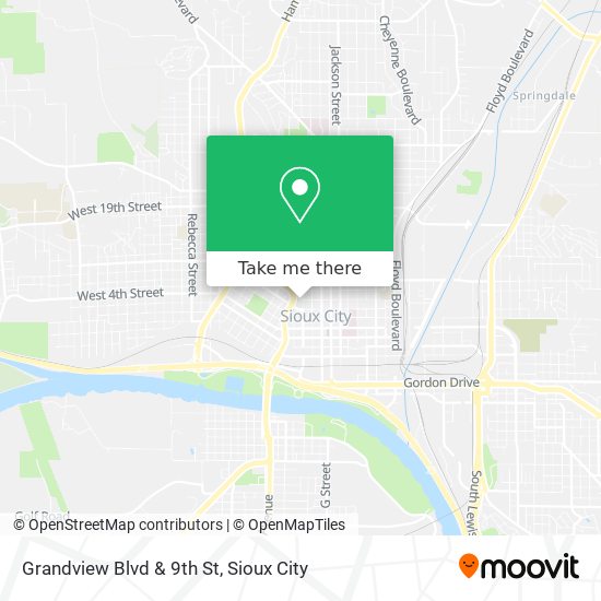 Mapa de Grandview Blvd & 9th St