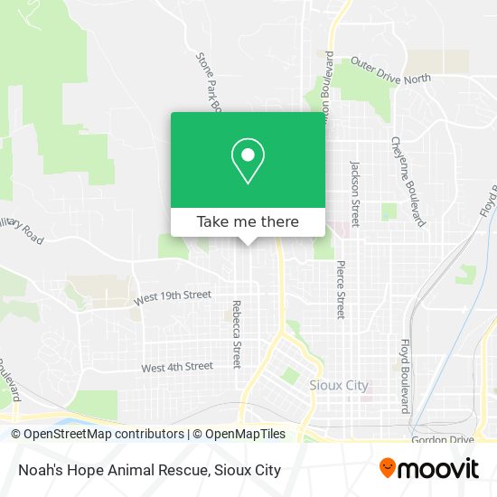 Noah's Hope Animal Rescue map